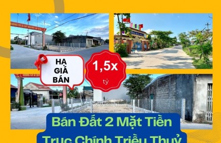 Hạ Giá Bán. Lô Đất 2 Mặt Tiền Trục Chính Đường Triều Thuỷ. Cách Duyên Anh chỉ 1km